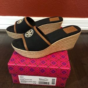 Tory Burch Canvas espadrilles. NIB. Size 7.5.